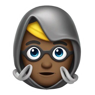 squid superhero sticker