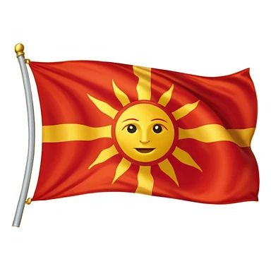 Flag of Macedonja sticker
