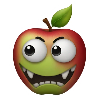 Insidious apple sticker