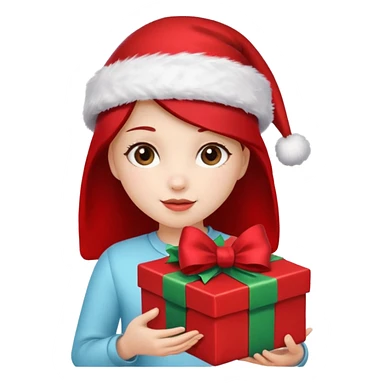 Christmas Girl sticker