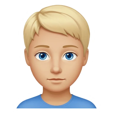 short blond hair blue eyes 5ft 9 140lbs Italian sticker