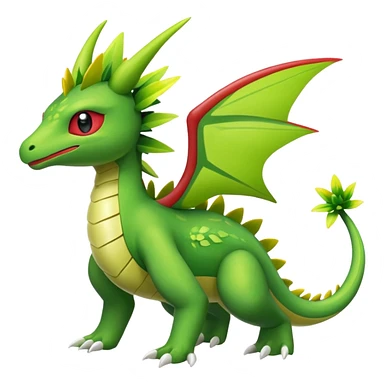 Shiny Exotic Flygon-Shaymin-Meganium-Hybrid-Creature sticker