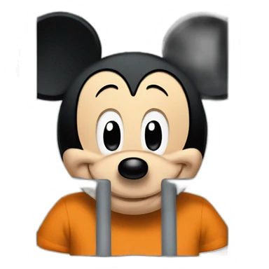 Mickey Jail sticker