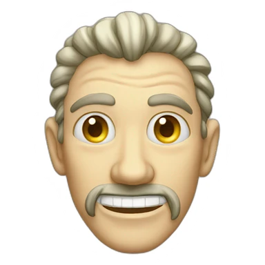 Doomer trollface Camus sticker