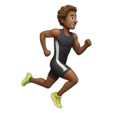 fast running sticker