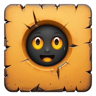 hole in the wall sticker