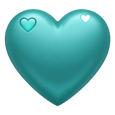 Teal heart with 'you rock'  sticker