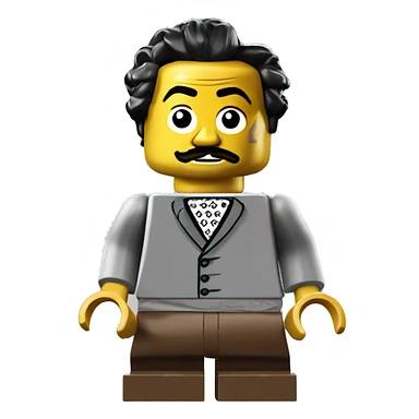 salvador dali lego full body sticker