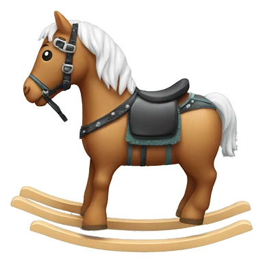 Rocking horse TOY sticker