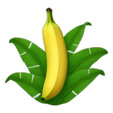 banana leaf sticker