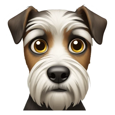 Concerned terrier sticker