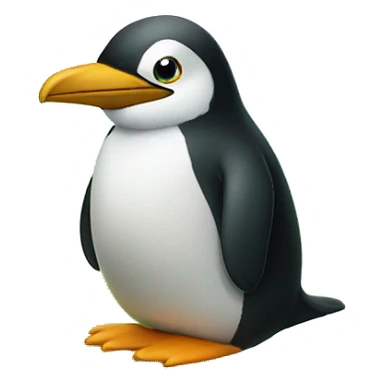 green pinguin sticker