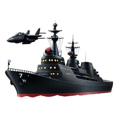generate an ultra realistic shadow Russian fleet sticker
