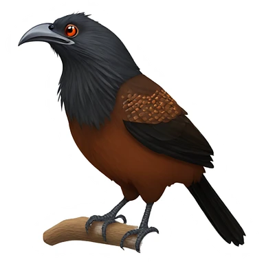 Greater coucal sticker