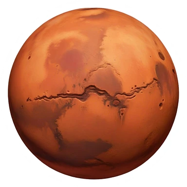 Planet Mars sticker