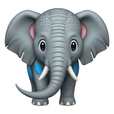 dinosaur fused with elaphent sticker