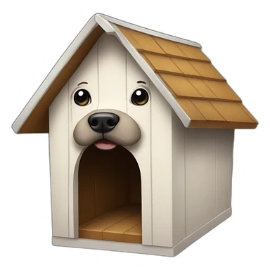 Dog house sticker