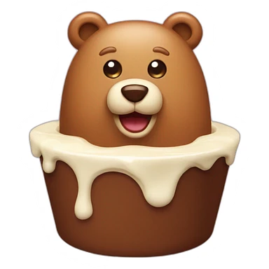 pudding bear sticker