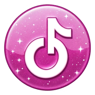 glitter pink symbol TikTok sticker