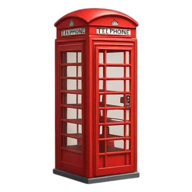 Red telephone box sticker