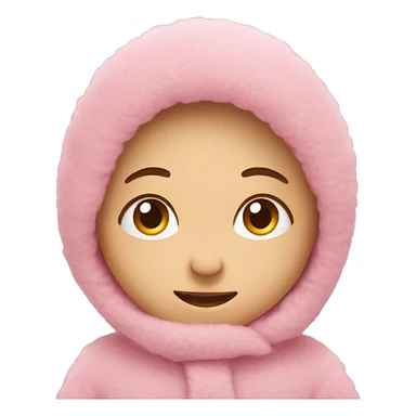 cute pink cosy sticker