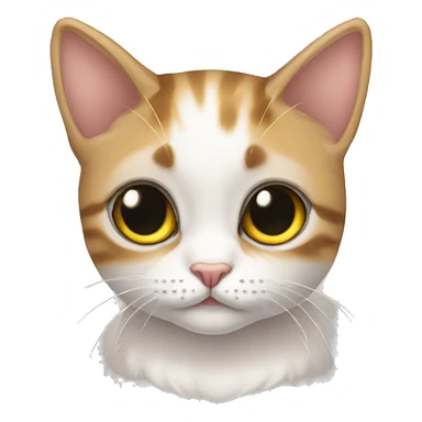 gatinha com laço  sticker