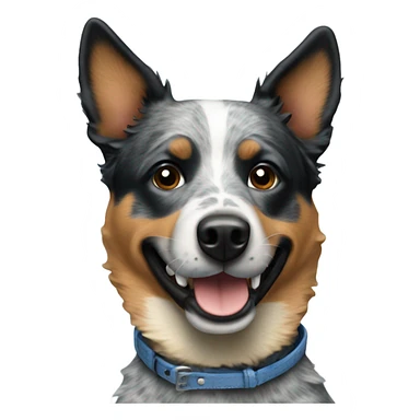 Blue heeler dog sticker