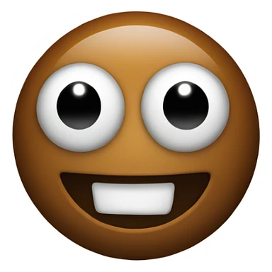 Brown gas with a smiley face sticker