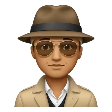 un hombre con una casa blanca sticker