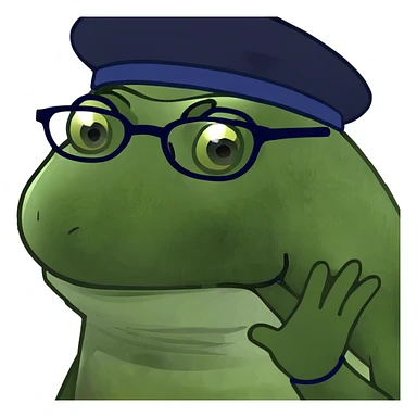 Bufo sapphire  sticker