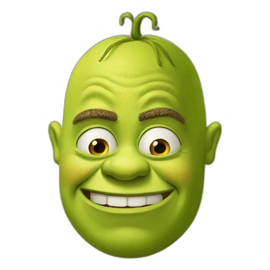 Shrek mixed with Spongebob sticker