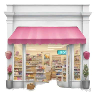 Beauty store sticker