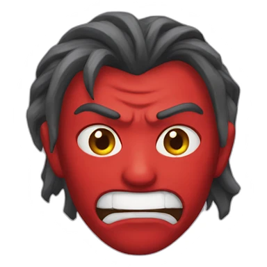 Demonio rojo sticker