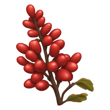 a one red barberry sticker