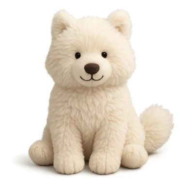 jellycat stuffed plush samoyed sticker