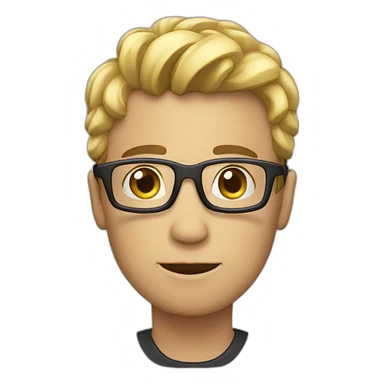 human with phone sticker