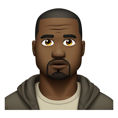 kanye looking frustrated  sticker
