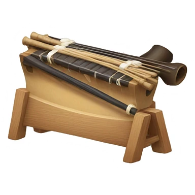 Korea traditional instruments  sticker