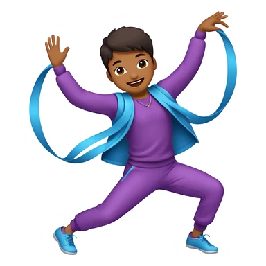 Floss dance sticker