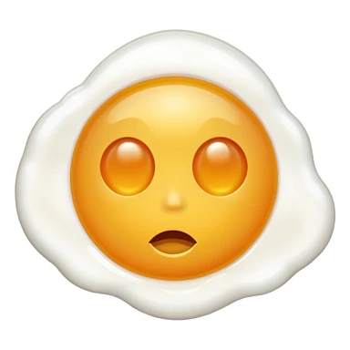 fried egg white only sticker