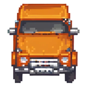 orange uaz patriot sticker