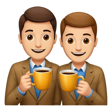 dos amigos hombres que comparten alquiler  sticker