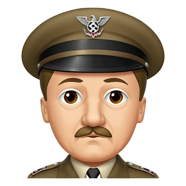 Je veux un emoji représentant adolf Hitler  sticker