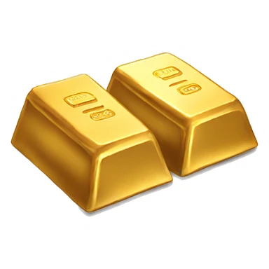 gold bars sticker