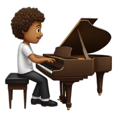 Pianist sticker