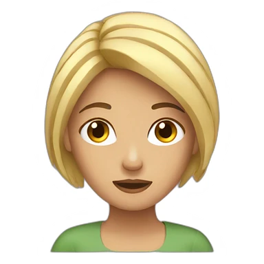 Femme stressé  sticker