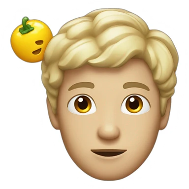 Emoji qui soupire en soufflant sticker