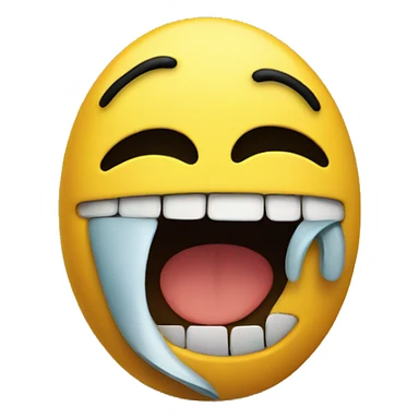 A smiley face that is suffering on the inside sticker