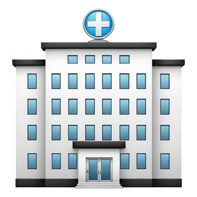 HOSPITAL desde fuera sin cuadro  sticker