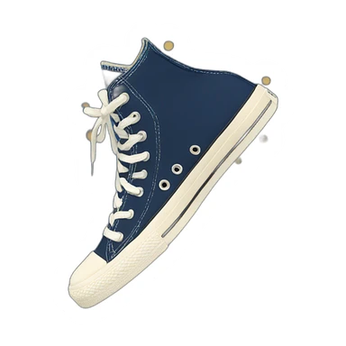 Converse sneaker navy blue sticker